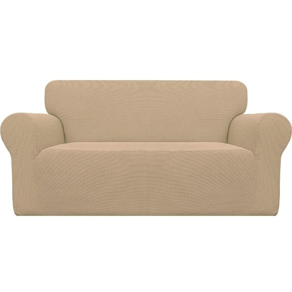 Easy-Going Other - Easy-Going Stretch Slipcover Oversized Sofa Beige Polyester  Machine Washable